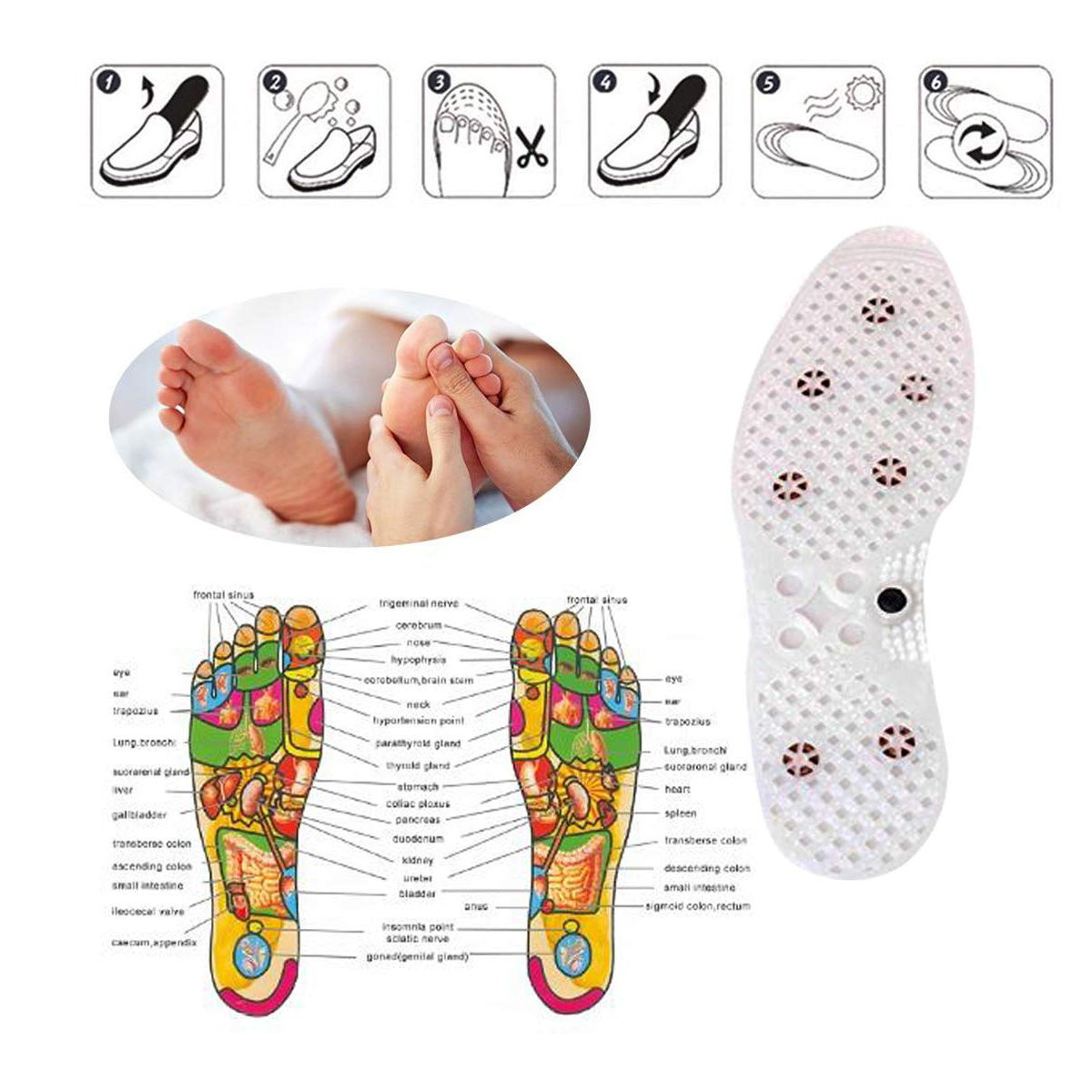 Acupressure sales shoe sole