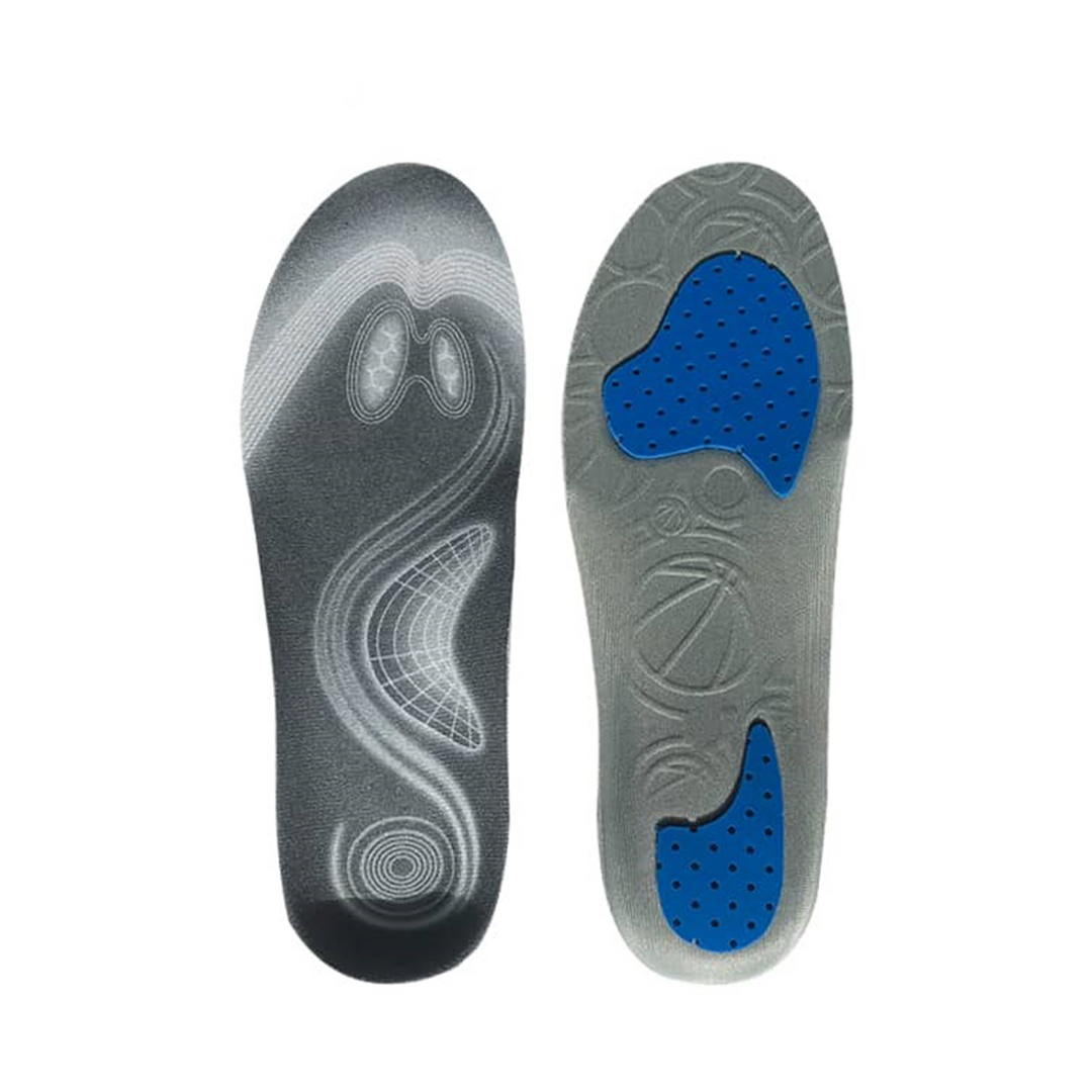 Curafoot pain relief insole with forefoot and heel Eva Cushion